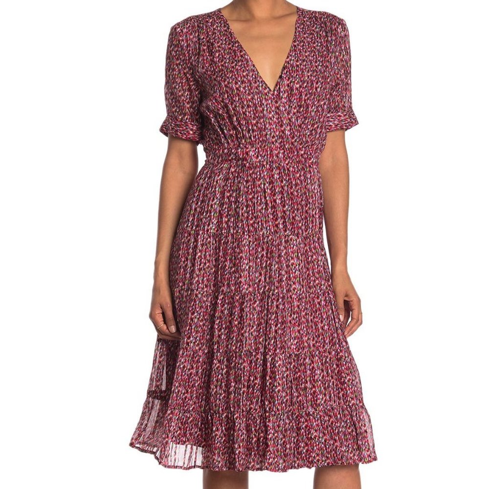 Ba&sh Dais Silk Blend Dress Size Medium NWT